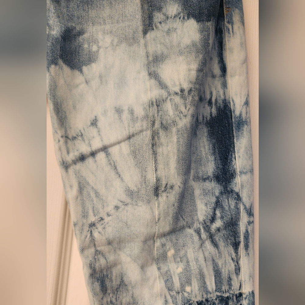 FRAME Le Original Bleached High Waist Straight Leg Jeans In Fresco Size 28 - Picture 13 of 16